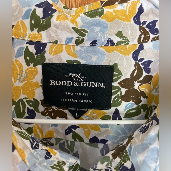Rodd & Gunn Sports Fit Floral Shirt L - Picture 2 of 4